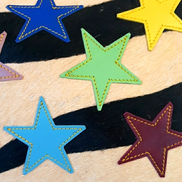 Colorful Star Pattern Clutch - Picture 3 of 11